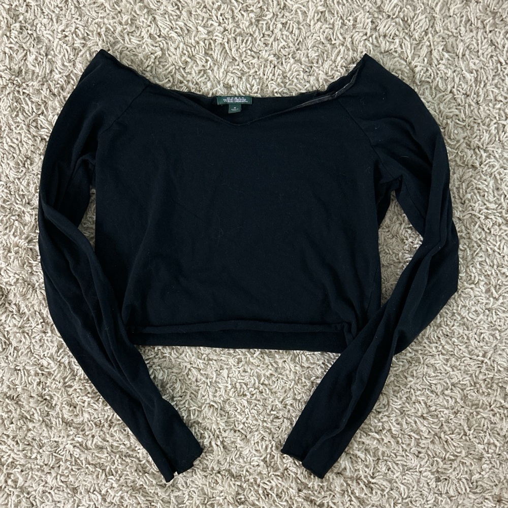 Wild Fable Off-Shoulder Long Sleeve Top